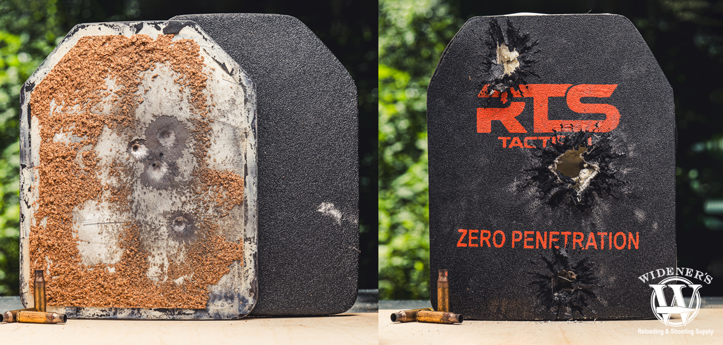 two body armor plates shot with Armor Piercing Rounds a photo of two body armor plates shot with Armor Piercing Rounds