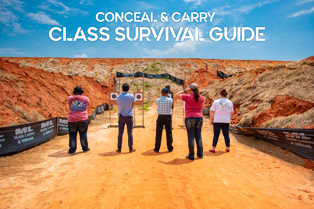 a photo of a conceal and carry class outdoors
