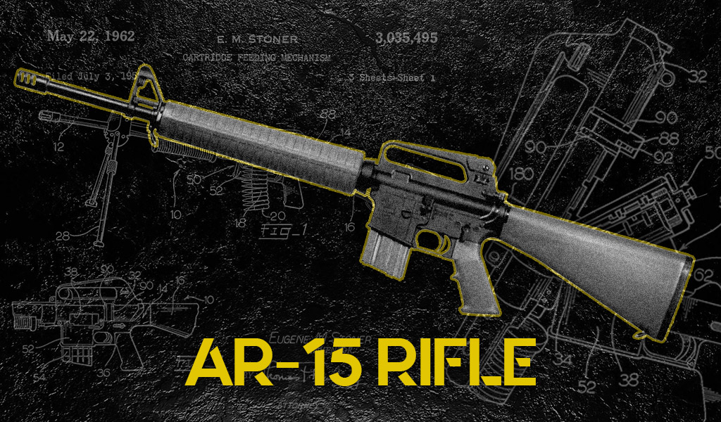 a photo of the ar15 rifle