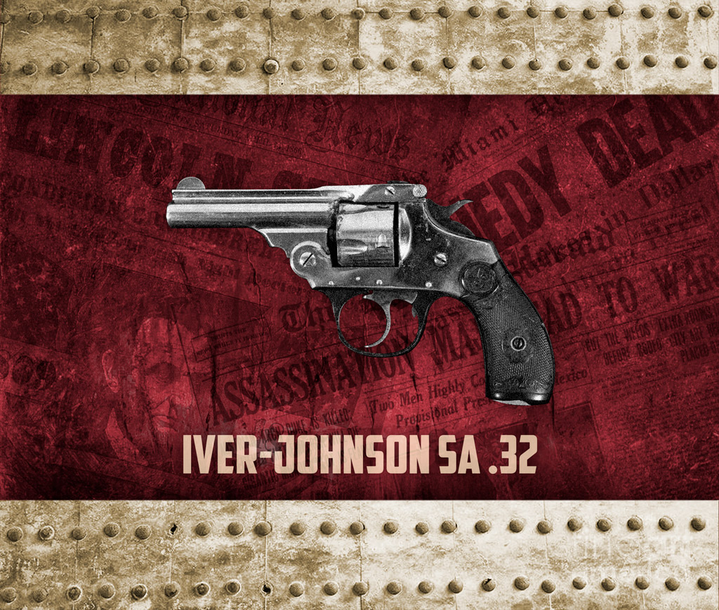 32-caliber Iver-Johnson Safety Automatic revolver a photo of a 32-caliber Iver-Johnson Safety Automatic revolver