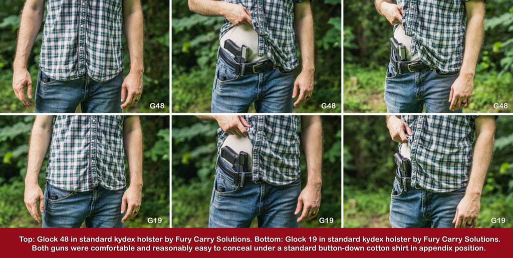 oncealed carry comparison between the glock 48 and the glock 19 handguns a concealed carry comparison between the glock 48 and the glock 19 handguns