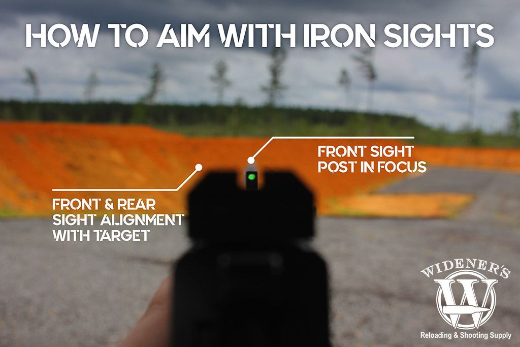how to aim iron sights on a pistol a photo demonstrating how to aim iron sights on a pistol