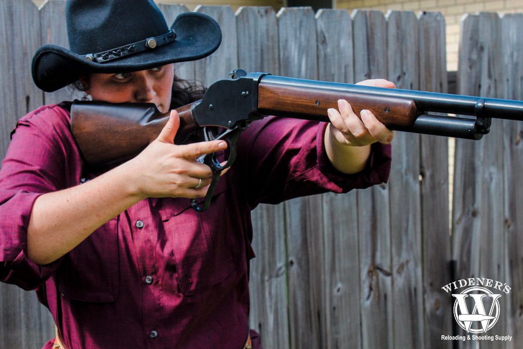 a lever action shotgun a photo of a lever action shotgun