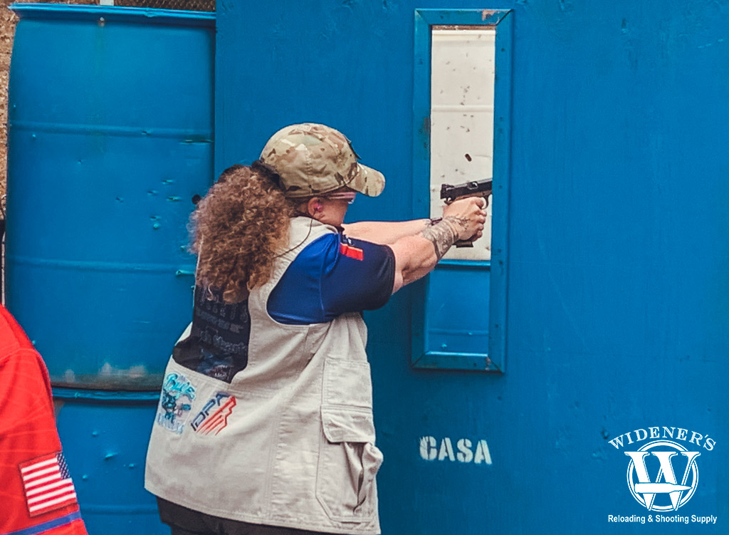 female competition shooter a photo of a female competition shooter