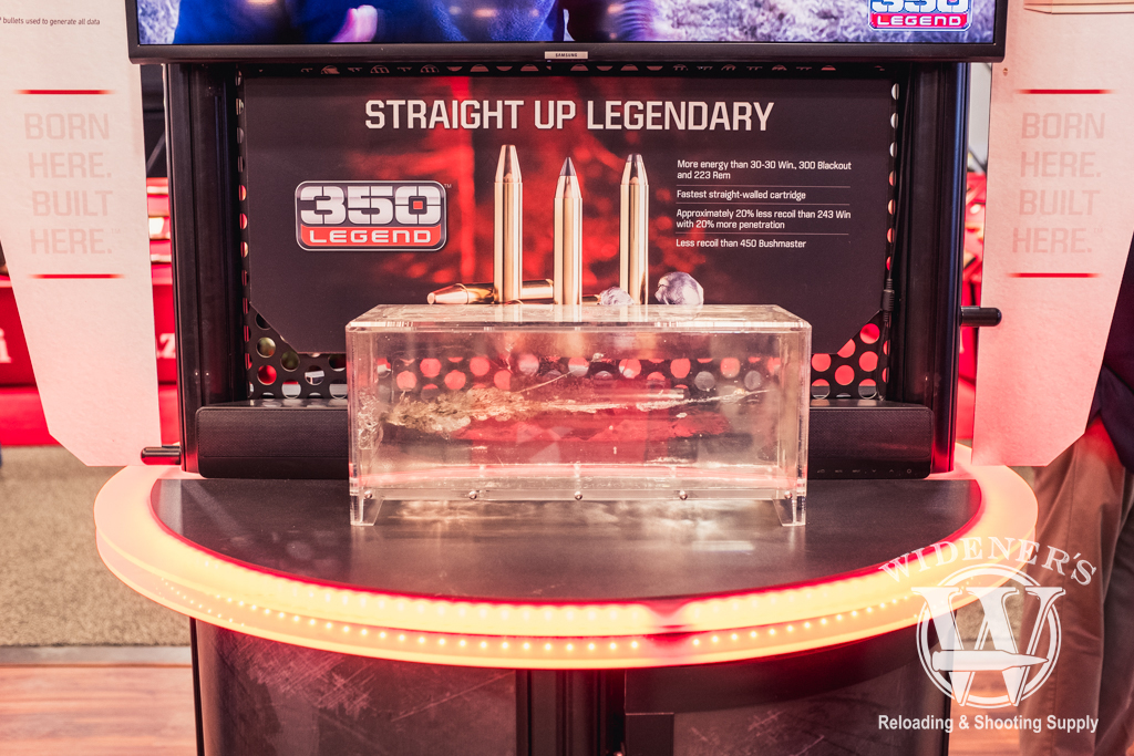 winchester 350 legend ammo at shot show 2019 photo of winchester 350 legend ammo at shot show 2019