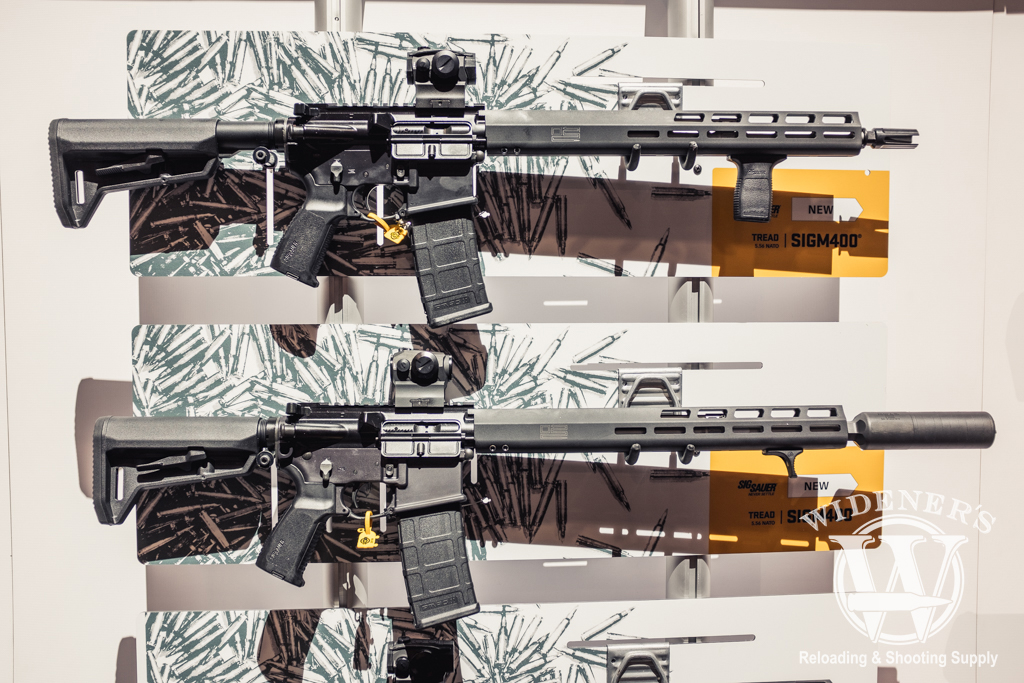 Sig M400 Tread 5.56 NATO at shot show 2019 photo of the Sig M400 Tread 5.56 NATO at shot show 2019