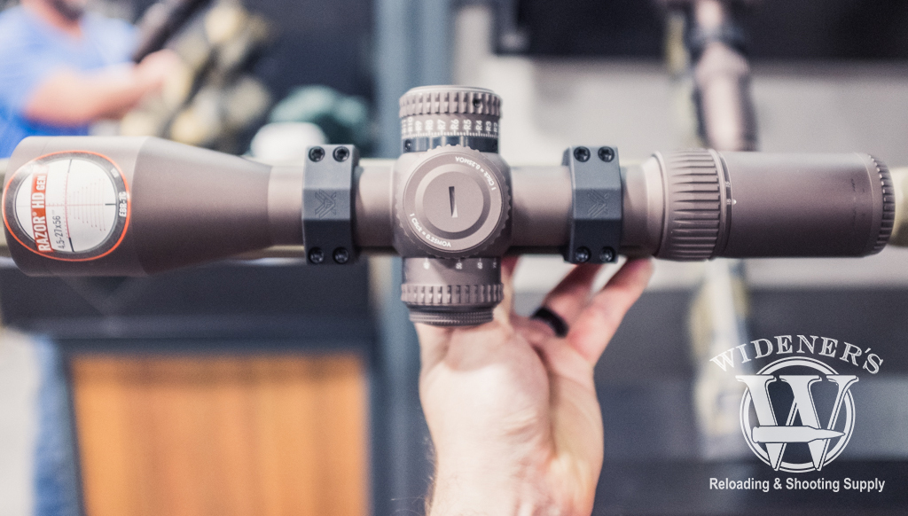 RAZOR HD GEN II 4.5-27X56 RIFLESCOPE at SHOT Show 2019. photo of the RAZOR HD GEN II 4.5-27X56 RIFLESCOPE at SHOT Show 2019
