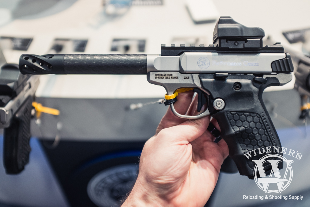 Smith & Wesson SW22 Performance Center rimfire pistol with carbon fiber barrel option photo of Smith & Wesson SW22 Performance Center rimfire pistol with carbon fiber barrel option