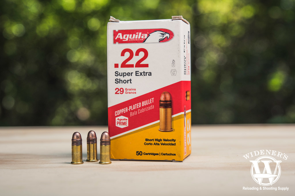 aguila 22 short copper plated ammo and box