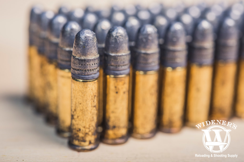 the lead round nose .22 LR bullet is a cost effective choice for shooters photo of lead round nose .22 LR bullets