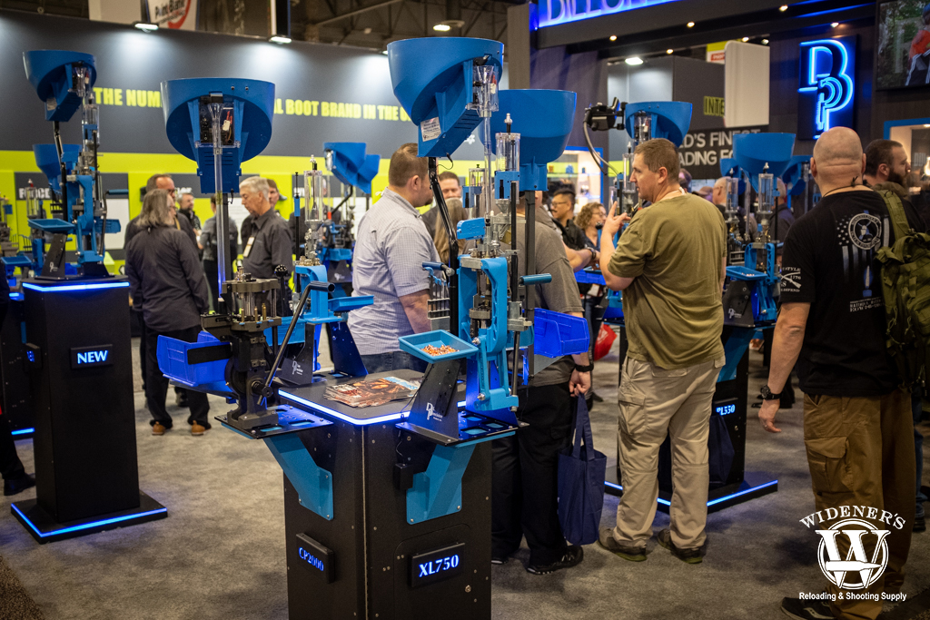 the Dillon XL750 Reloader at shot show 2020 photo of the Dillon XL750 Reloader shot show 2020 report