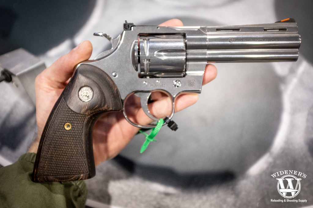 new colt python revolver chambered in 357 magnum a photo of the new colt python revolver chambered in 357 magnum
