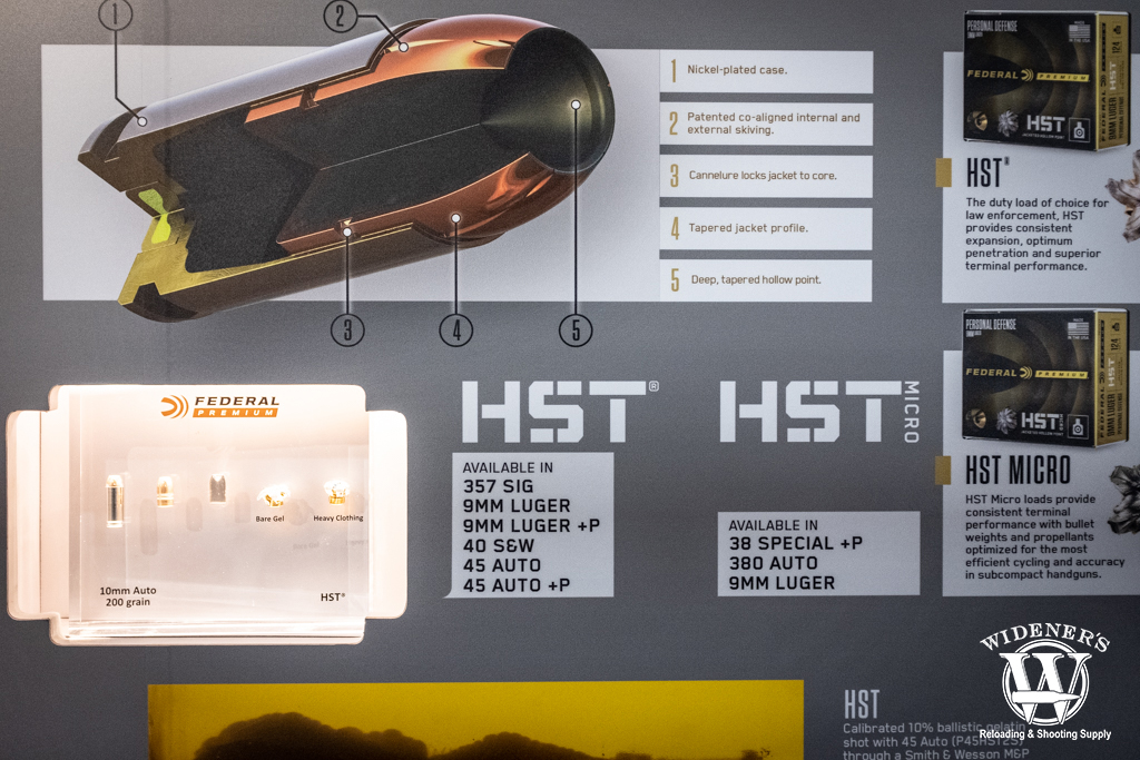 federal HST ammo at shot show 2020 photo of federal HST ammo at shot show 2020