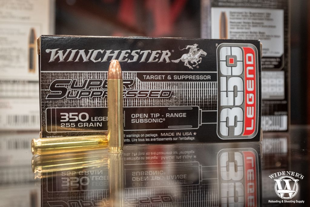 350 legend super suppressed ammo a photo of winchester 350 legend super suppressed ammo shot show 2020 report