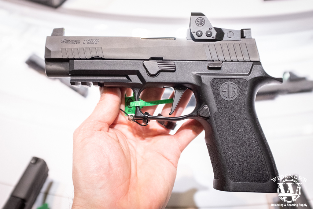Sig Sauer P320 RXP 9mm pistol with romeo1 pro optic a photo of the Sig Sauer P320 RXP 9mm pistol with romeo1 pro optic