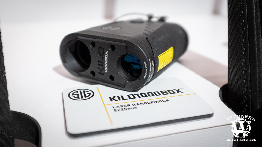 sig sauer Kilo BDX rangefinder at shot show 2020 photo of the sig sauer Kilo BDX rangefinder at shot show 2020