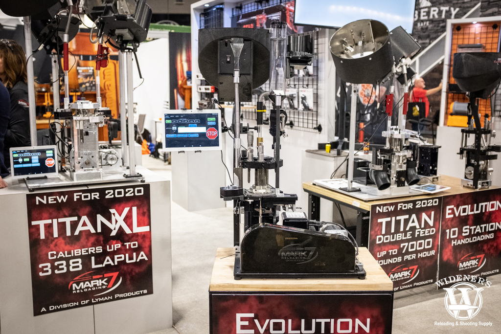 lyman Mark 7 Evolution press at shot show 2020 a photo of the lyman Mark 7 Evolution press at shot show 2020