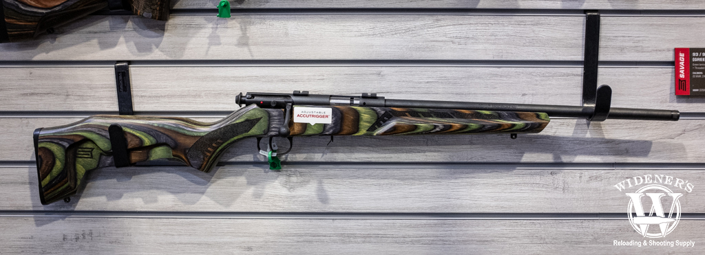 the savage minimalist series rimfire rifle at shot show 2020 a photo of the savage minimalist series rimfire rifle at shot show 2020