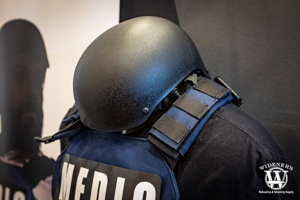 the steel ar500 militia helmet photo of the steel ar500 militia helmet at shot show 2020