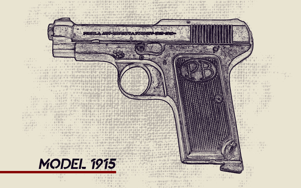 beretta model 15 pistol a photo of the beretta model 15 pistol