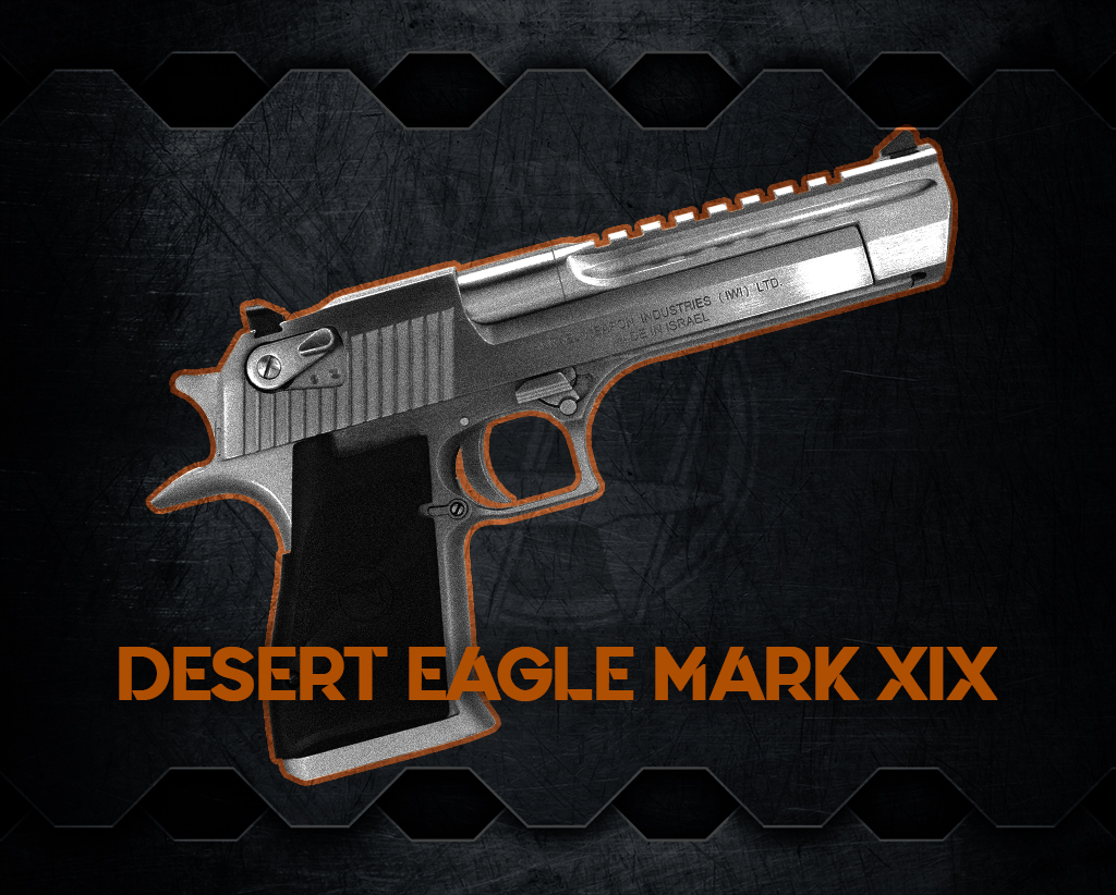 a photo of the Desert Eagle Mark XIX most powerful handguns 