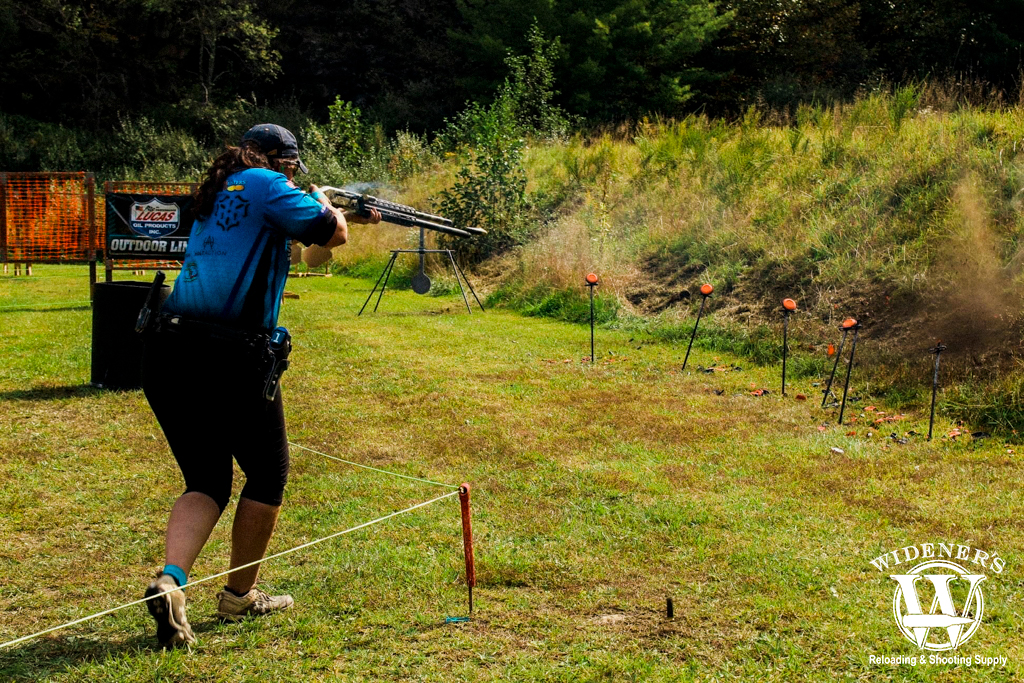 a female competition shooter a photo of a female competition shooter