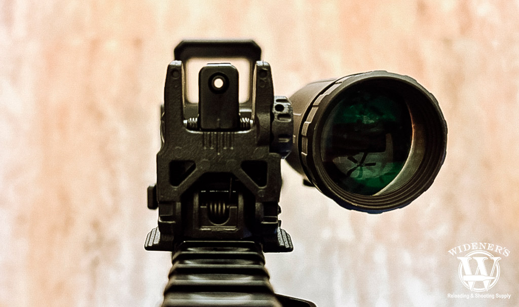 optics mounted on an ar-15 rifle a photo of optics mounted on an ar-15 rifle