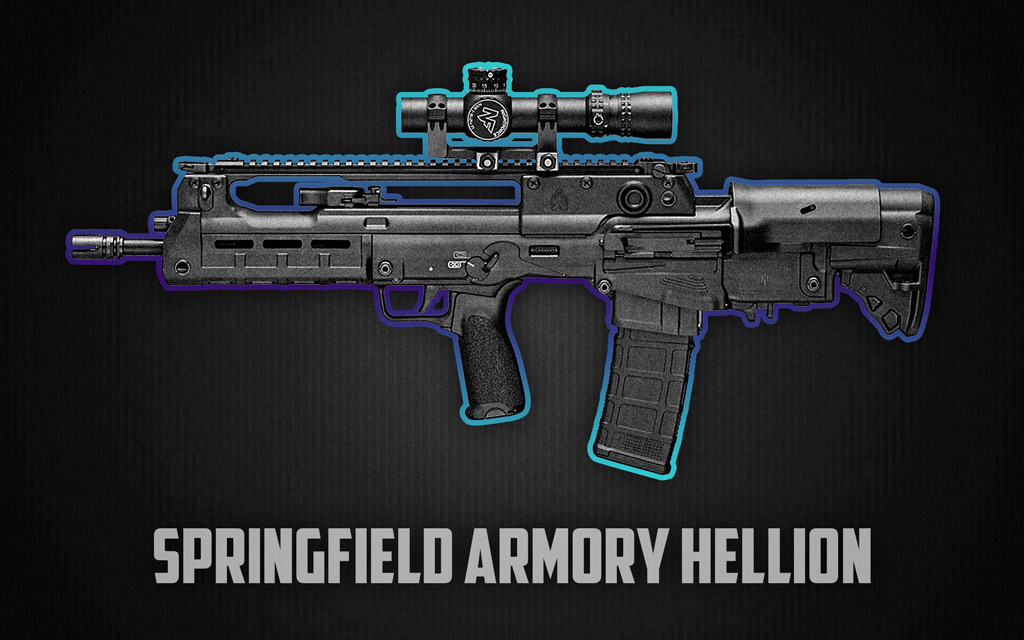 Springfield Armory Hellion Rifle shot show 2022 guns a photo of the Springfield Armory Hellion Rifle shot show 2022 guns