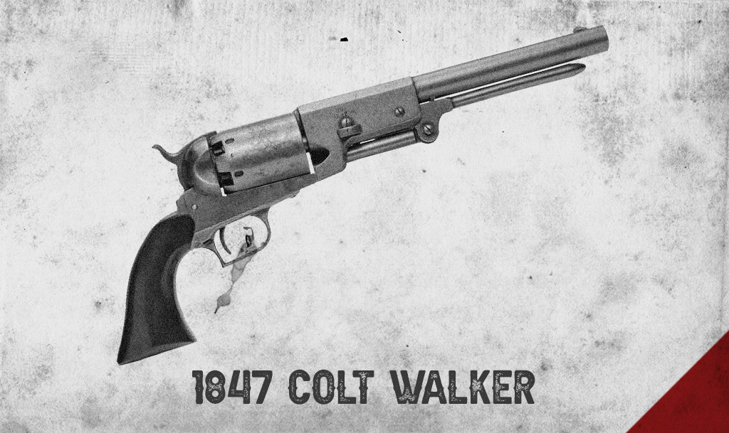 1847 colt walker single action revolver a photo of the 1847 colt walker single action revolver