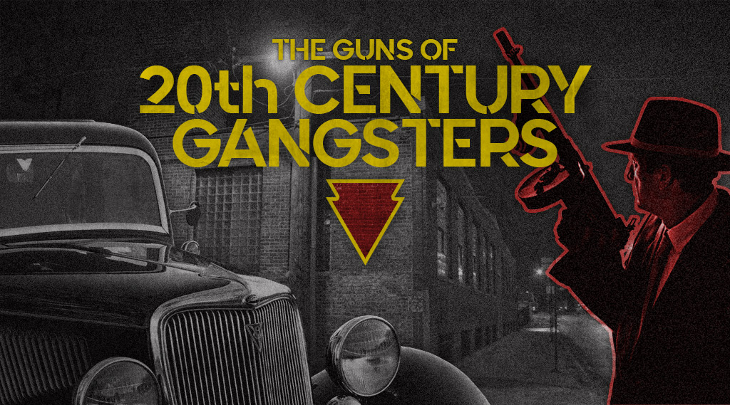 a photo of the guns of 20th century gangsters