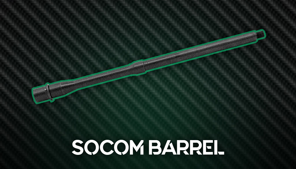 ar-15 SOCOM barrel a photo of an ar-15 SOCOM barrel