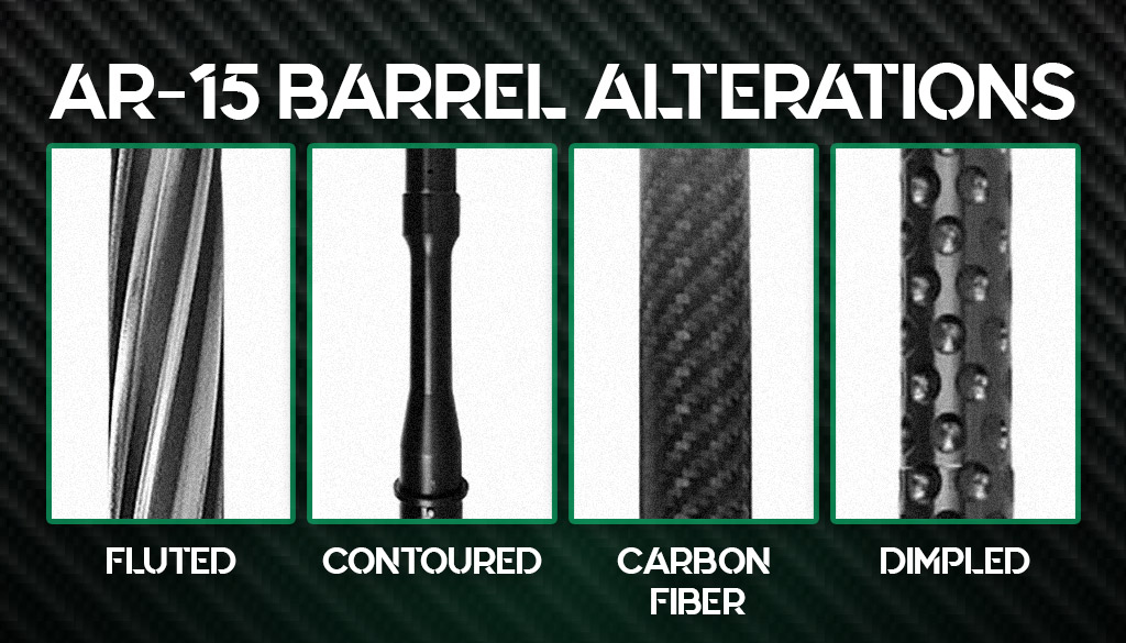 different ar-15 barrel profiles a photo of different ar-15 barrel profiles