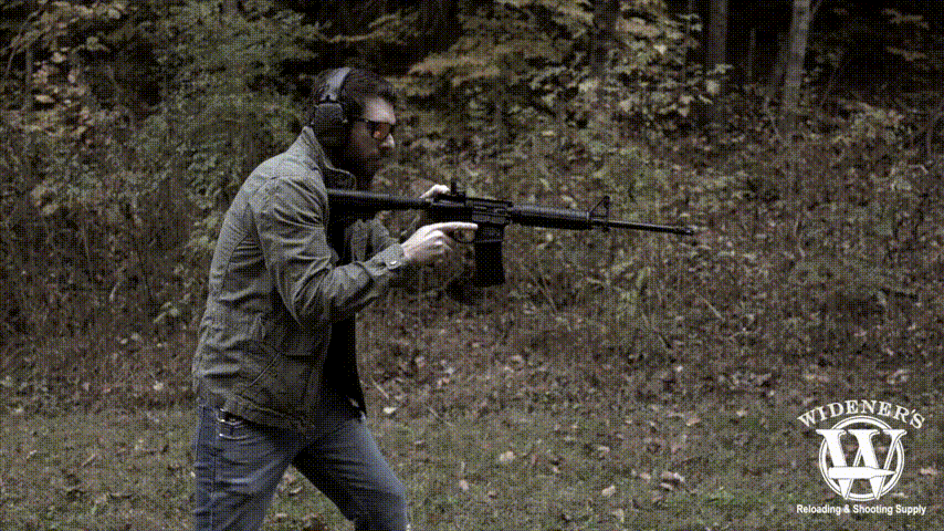binary trigger Firing an AR-15 with a binary trigger at a shooting range