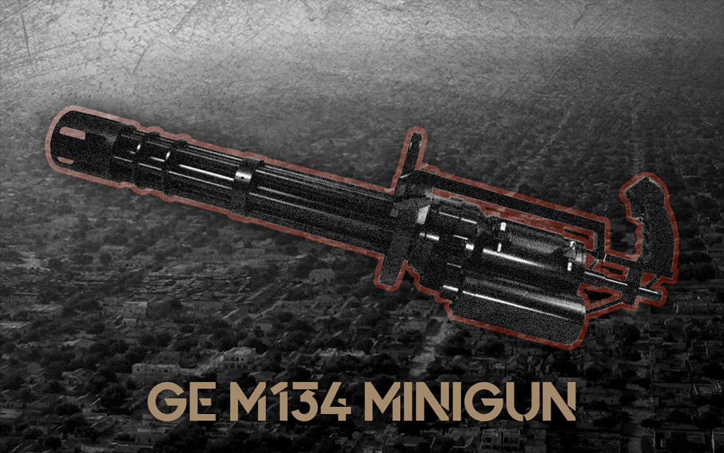 GE M134 Minigun a photo of a GE M134 Minigun