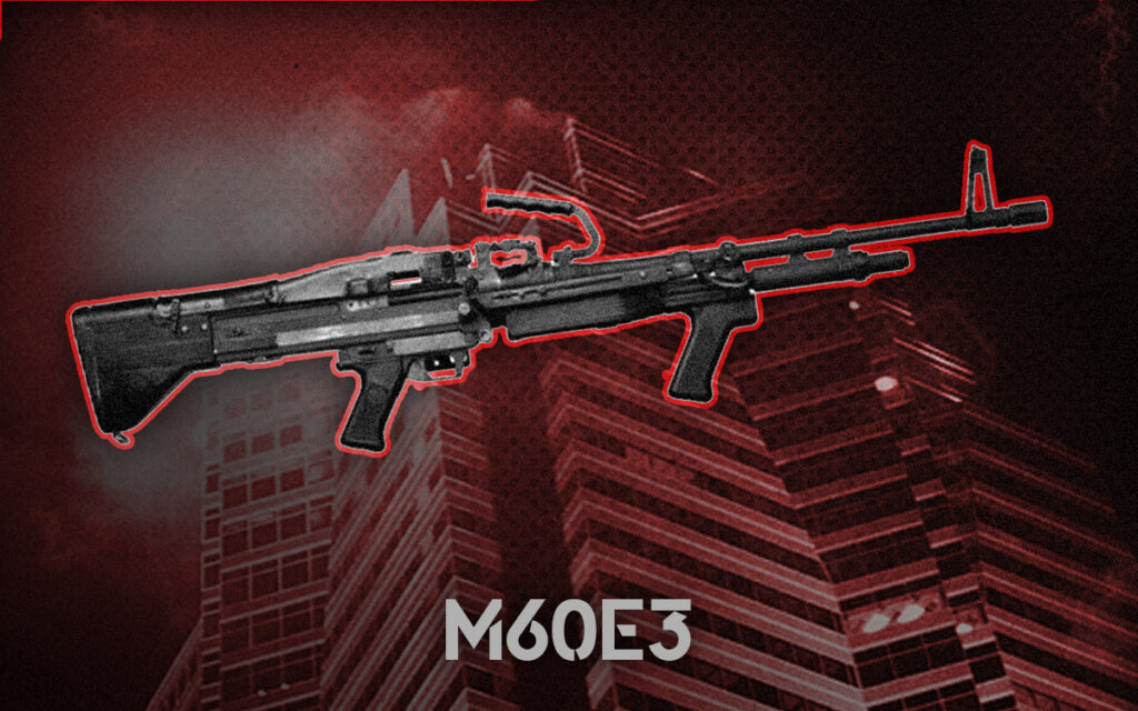 a photo of the M60E3 machine gun