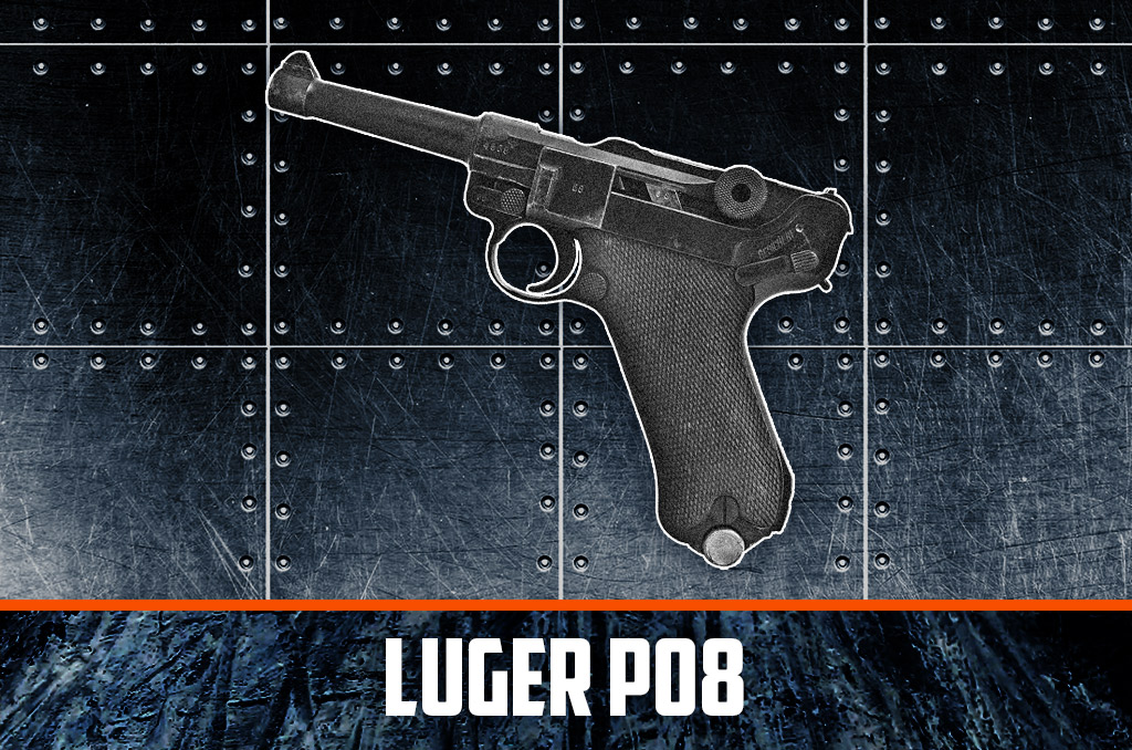 Luger P08 WWII german pistols a photo of Luger P08 WWII german pistols
