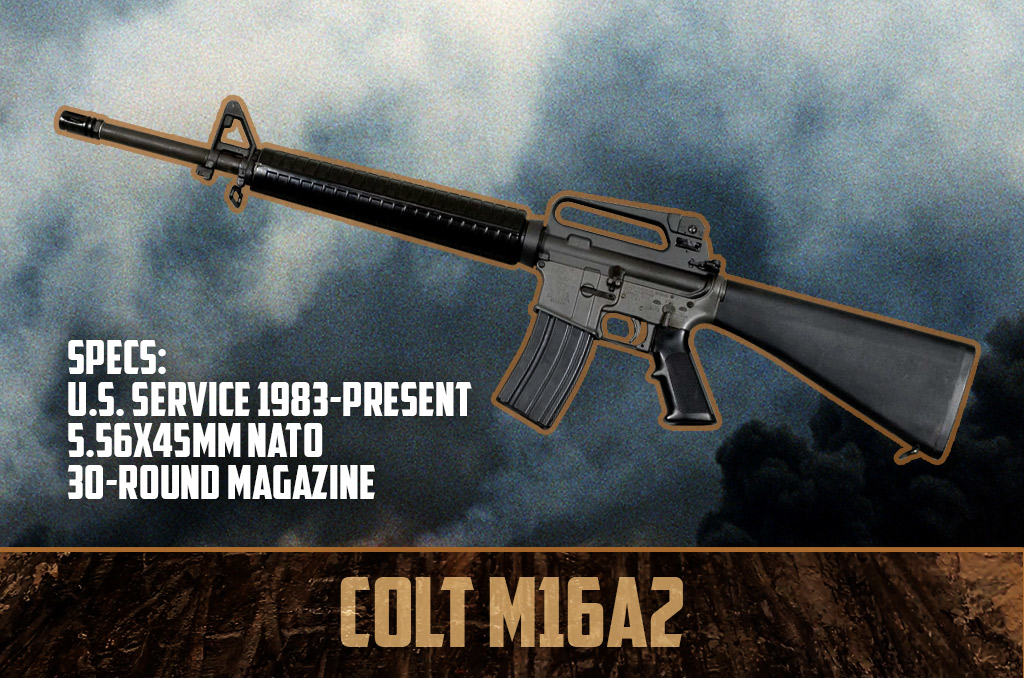 colt m16a2 223 556 battle rifle gulf war weapons photo of colt m16a2 223 556 battle rifle gulf war weapons