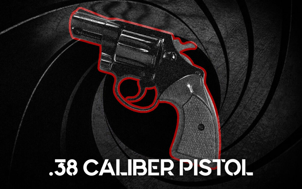 .38 Caliber Pistol a photo of a .38 Caliber Pistol