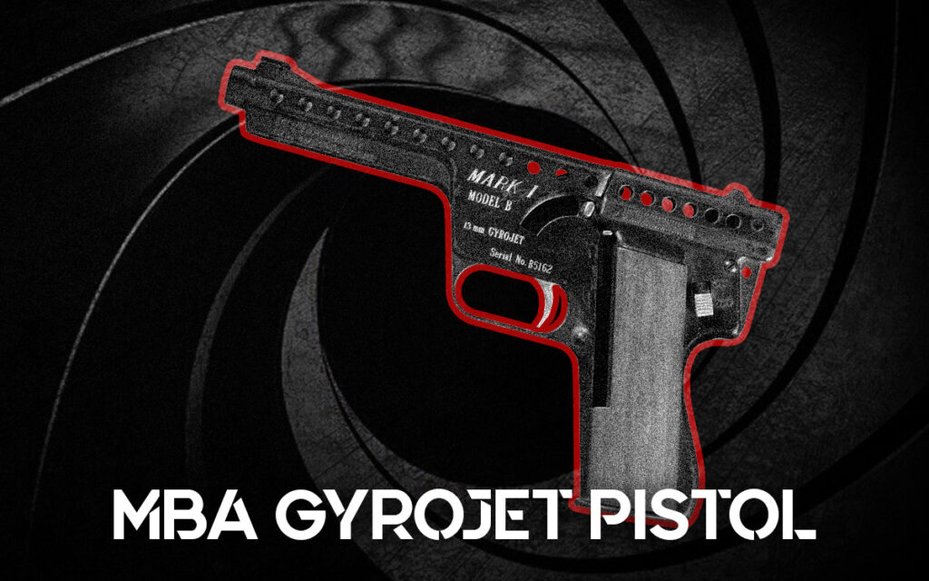 MBA Gyrojet Pistol a photo of a MBA Gyrojet Pistol