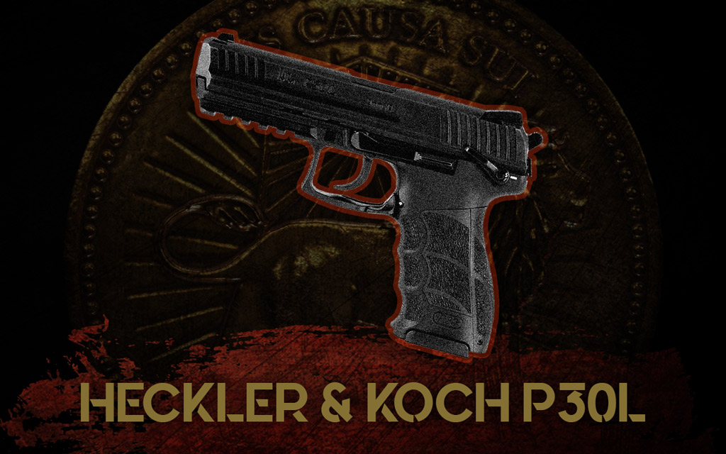 Heckler & Koch P30L handgun a photo of a Heckler & Koch P30L handgun
