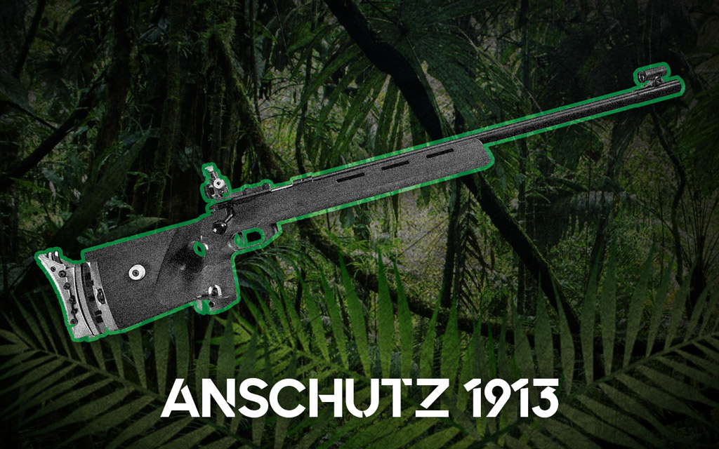  a photo of Anschutz 1913 Super Match rifle