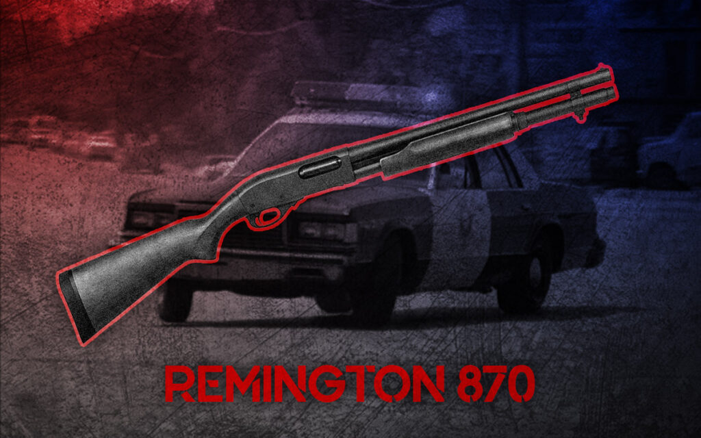 Remington 870 a photo of the Remington 870 12 gauge shotgun