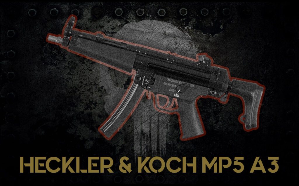 Heckler & Koch MP5 A3 guns of the punisher a photo of the Heckler & Koch MP5 A3 guns of the punisher