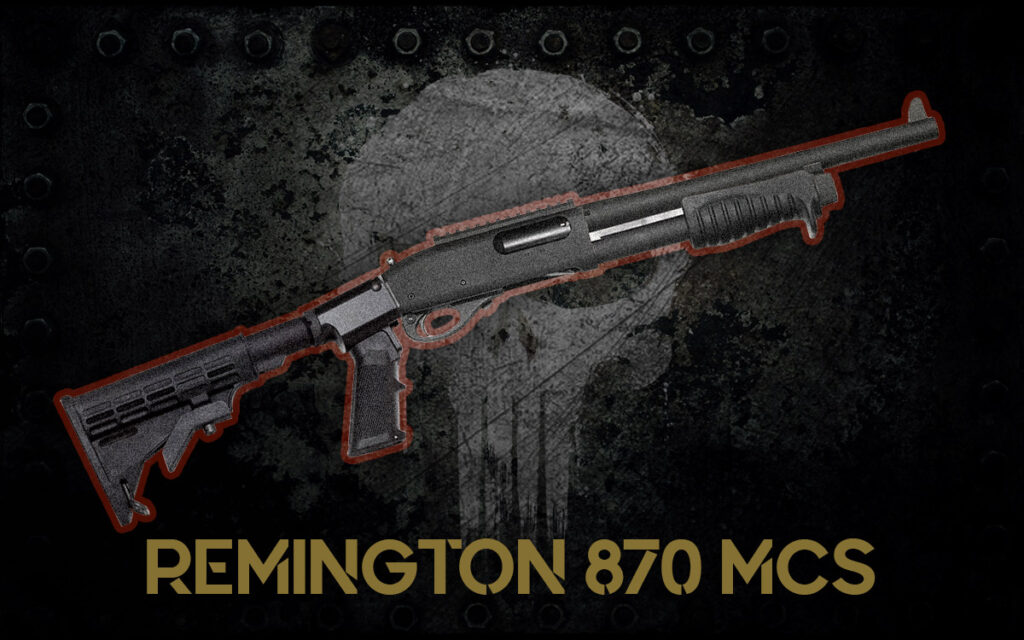 Remington 870 MCS guns of the punisher a photo of the Remington 870 MCS guns of the punisher