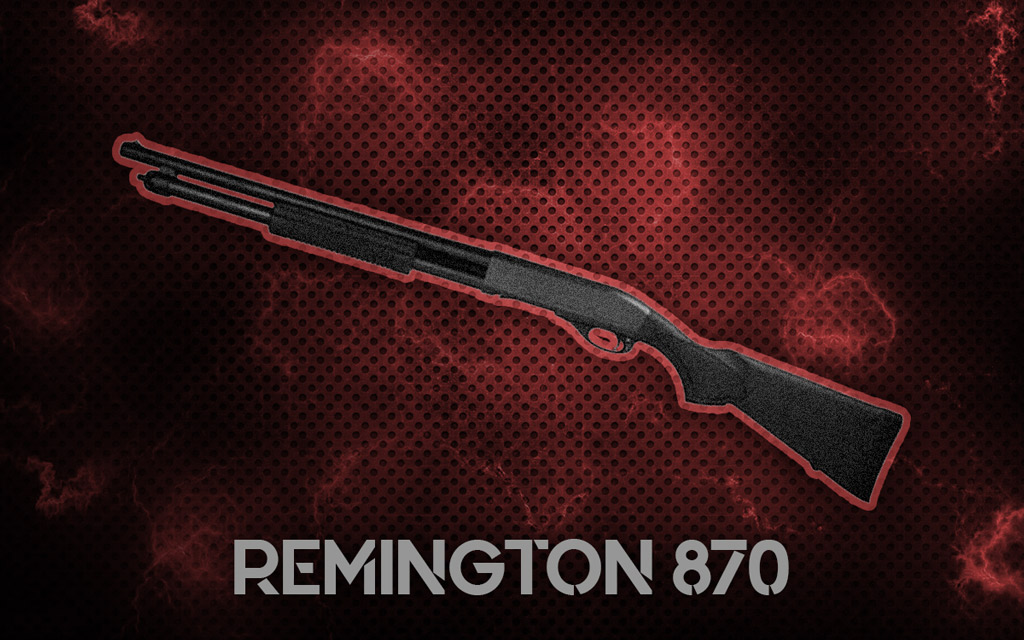 Remington 870 12 gauge shotgun a photo of the Remington 870 12 gauge shotgun