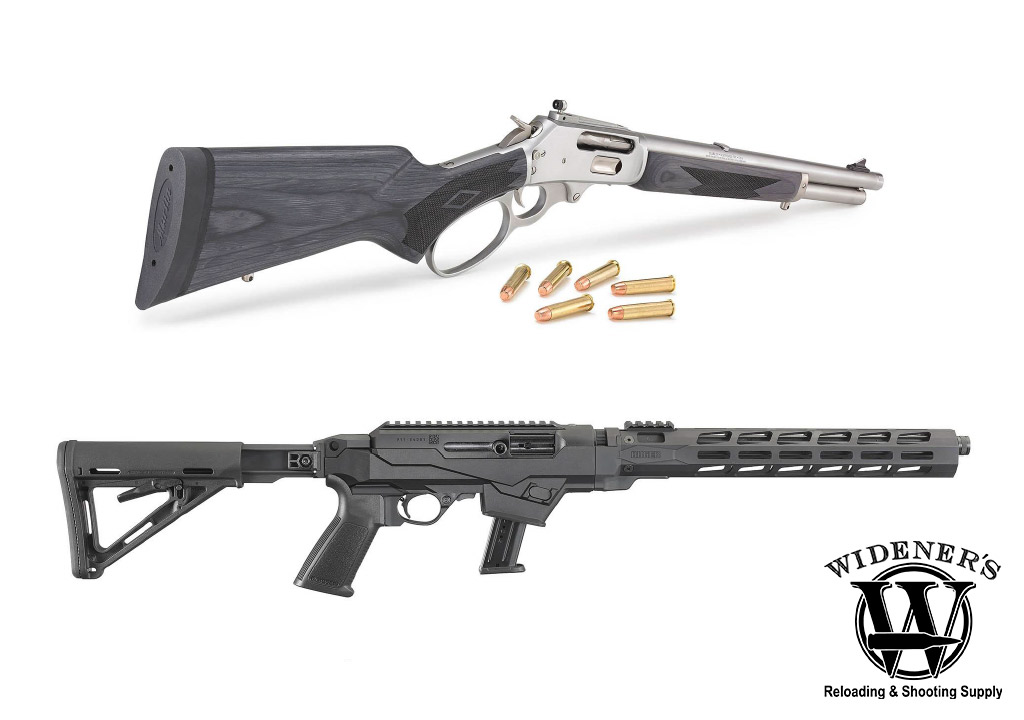 a photo comparing carbine VS rifle
