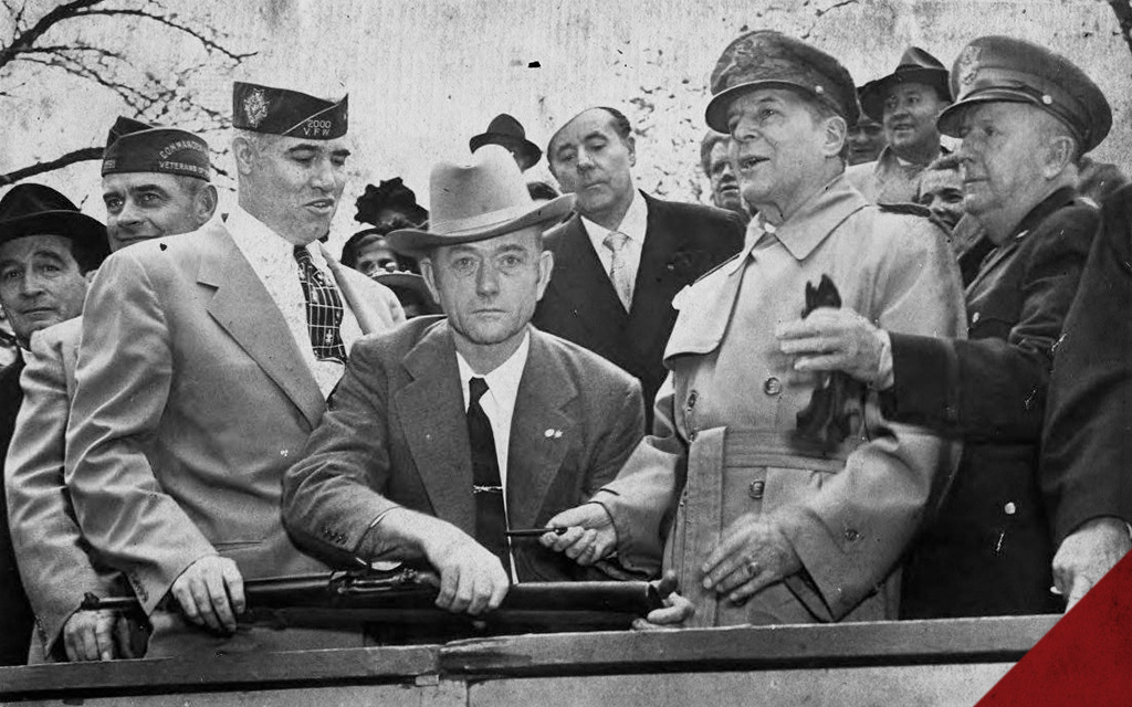 a historic photo of David Marshall 'Carbine' Williams
