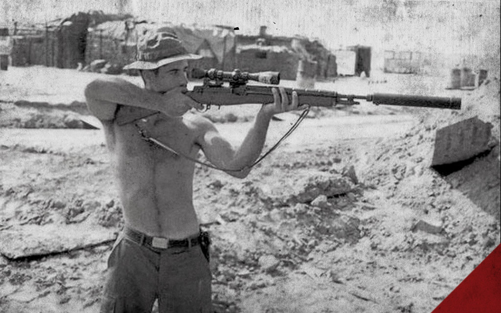 sniper carlos hathcock white feather a photo of viet nam sniper carlos hathcock white feather