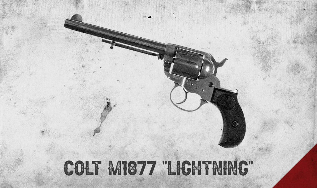 colt m1877 lightning revolver a photo of the colt m1877 lightning revolver