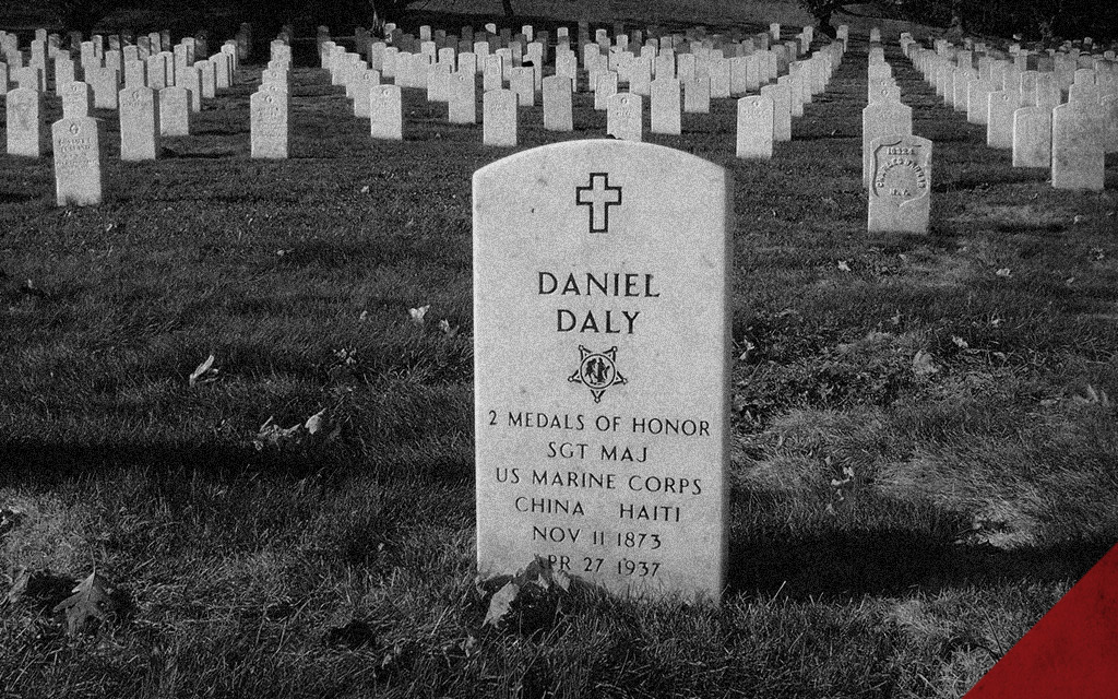 a photo of Daniel Daly gravesite in n